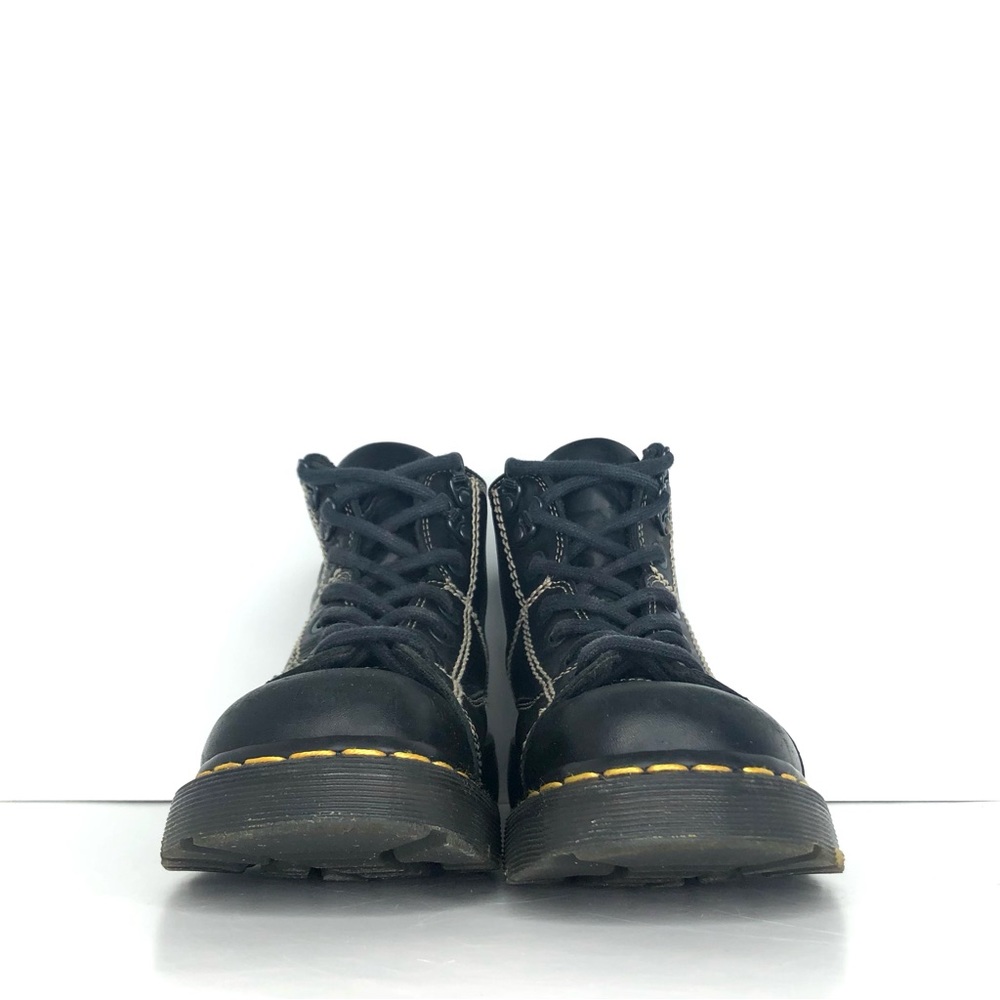 Vintage Dr Martens Made In England 8A07 Lowtop Lace Up Boots Women’s 7 Shoes - Picture 9 of 12